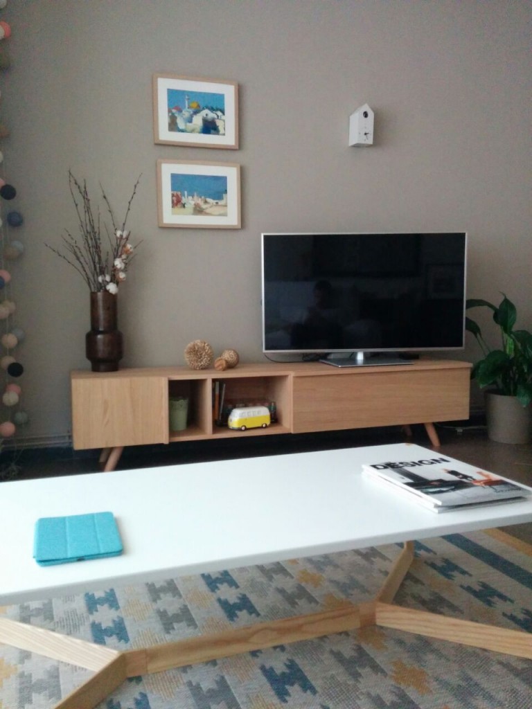 Muble estilo nórdico en roble Mueble nórdico Mya en roble